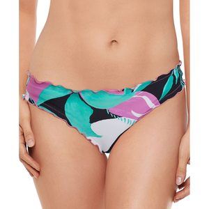 $20 SALT + COVE Stretch Cheeky Fit Lined Bikini Ruffle Hipster Bottom XS NWOT